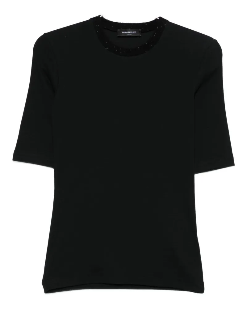 Fabiana Filippi Baumwolloberteil Black