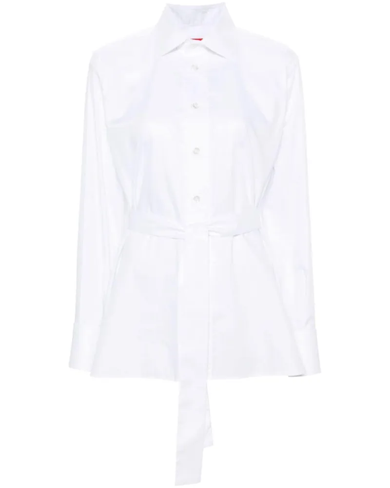 Wild Cashmere Wildes Kaschmir -Baumwollhemd White