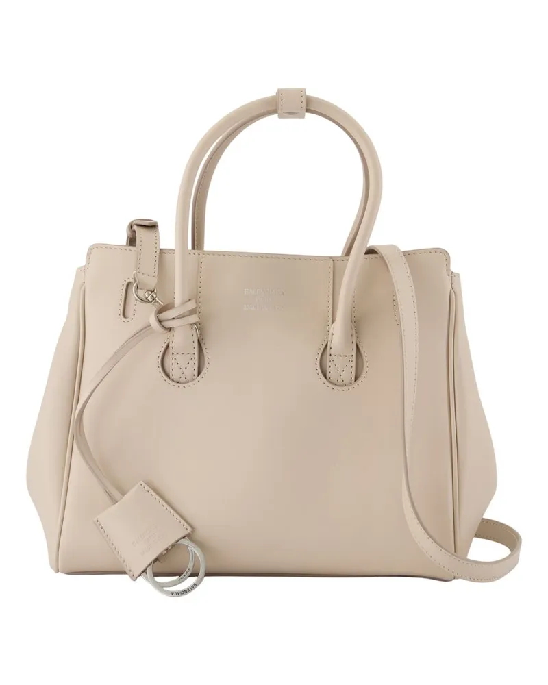 Balenciaga Hampton tragen alle Mini -Geldbörsen  Lederbraun Braun