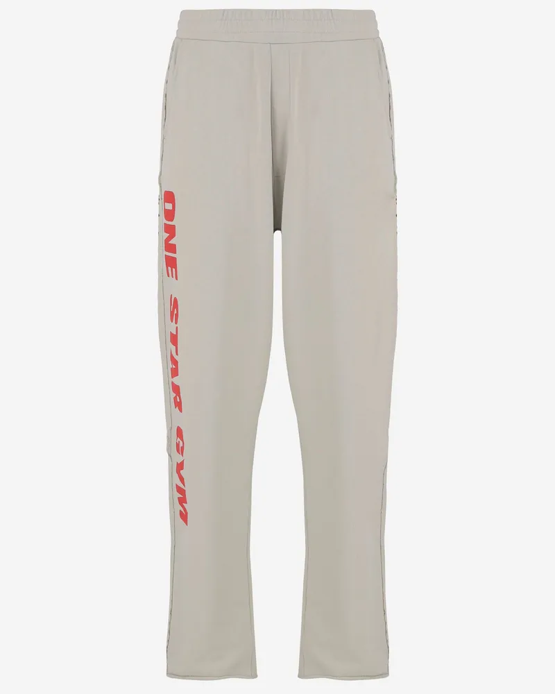 44 LABEL GROUP 44 Labelgruppe Cotton Gym Jogger Hosen White