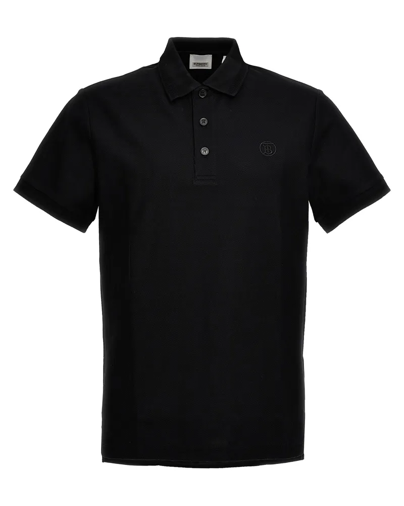 Burberry Eddie' Polo -Shirt Black