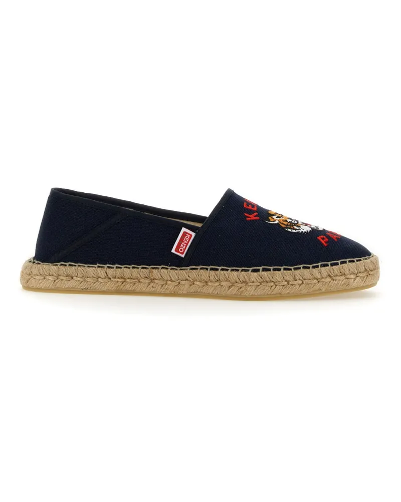 Kenzo Espadrille mit Logo Blue