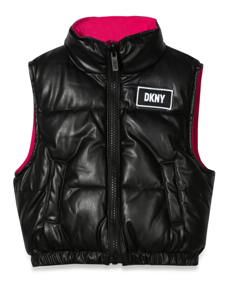 DKNY reversible Ärmeln und Jacke Down Down Jacke Black