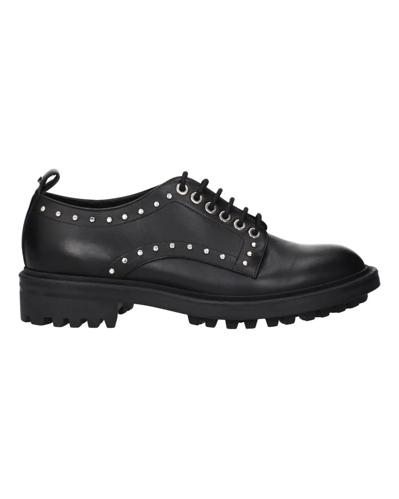 Max Mara Derby Weekend Damens Schwarzes Leder -