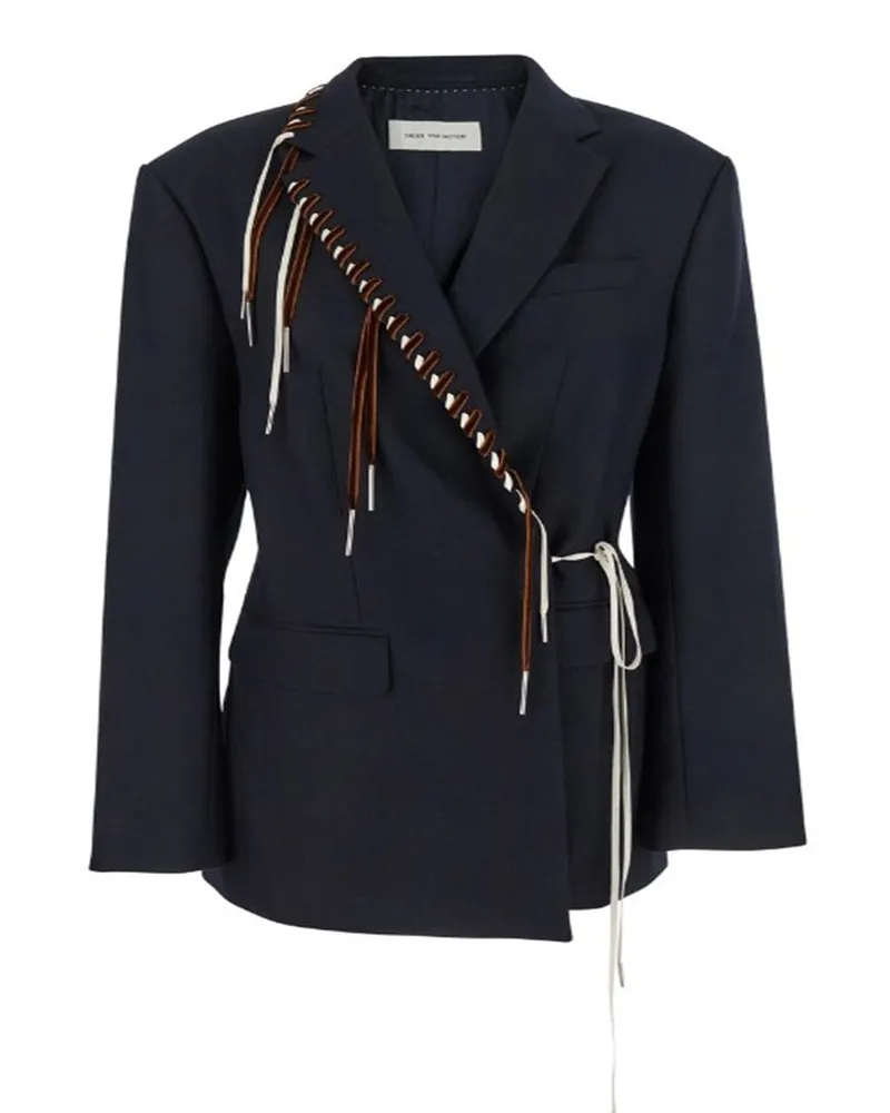 Dries van Noten Dries Van Note Baftan Jacke 509	navy