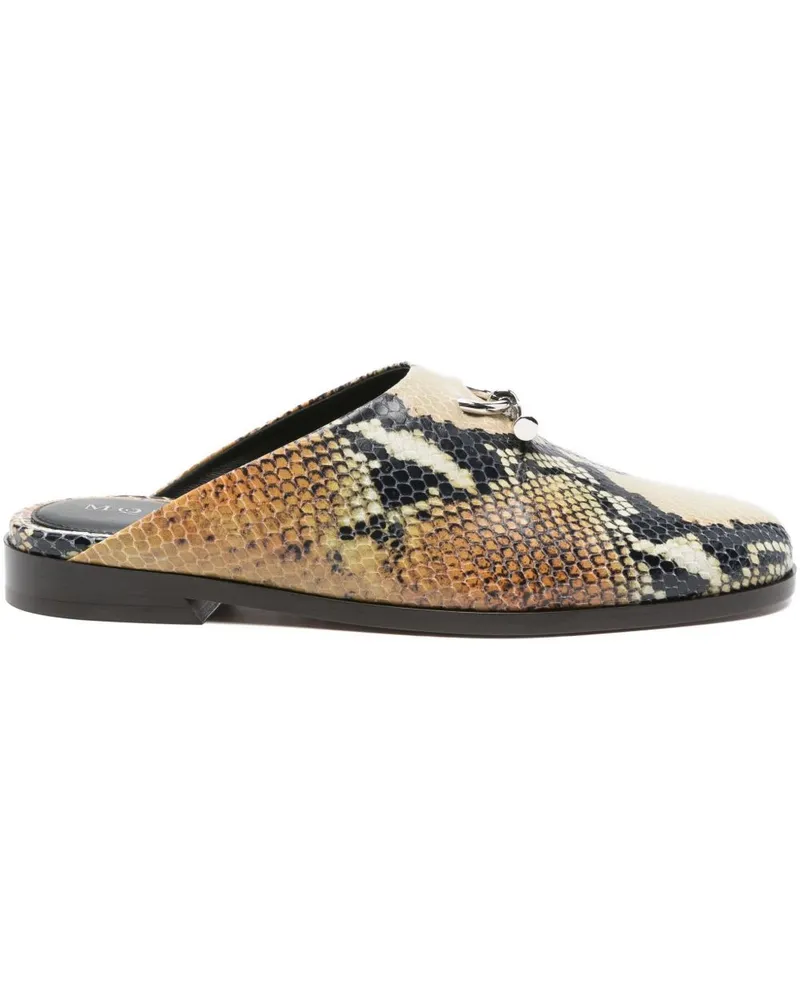 Alexander McQueen Alexander MC Queen Leder -Hausschuhe Multicolour