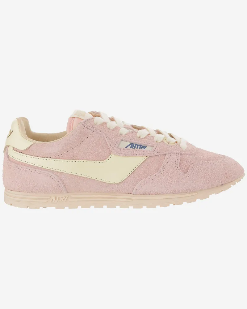 AUTRY Windspin Leder -Turnschuhe Pink