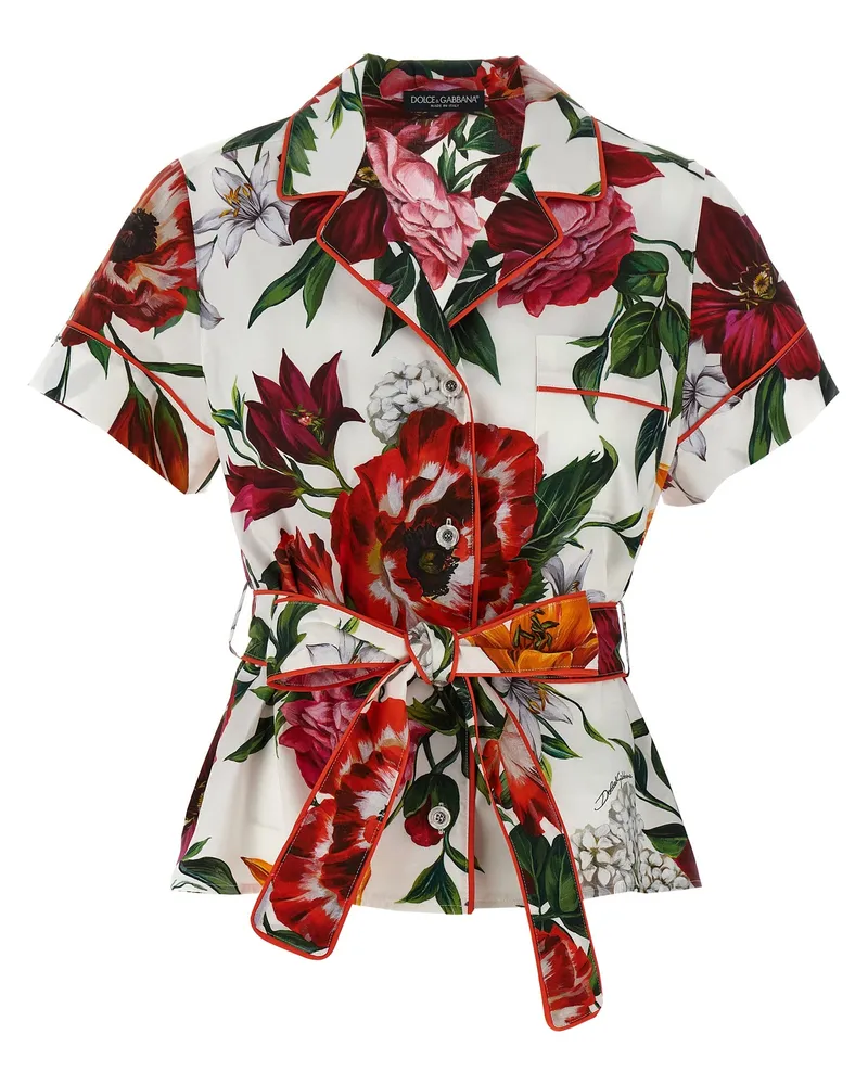 Dolce & Gabbana Eitelkeit' Pyjama -Shirt Multicolor