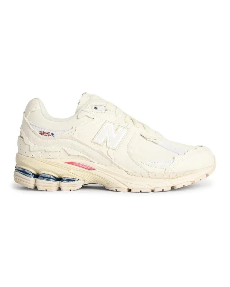 New Balance Neue Balance '2002R' Elfenbein Stoff -Sneaker White