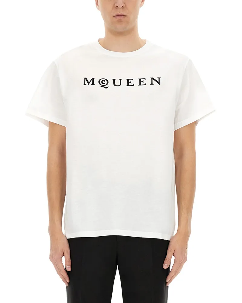 Alexander McQueen Alexander MC Queen Jersey T Shirt White