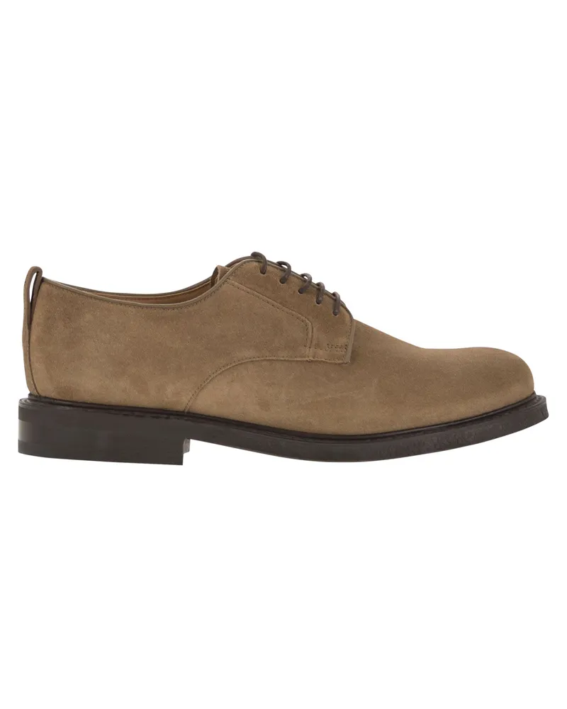 Church's Kirche's Wildleder Schnürschuhe Beige