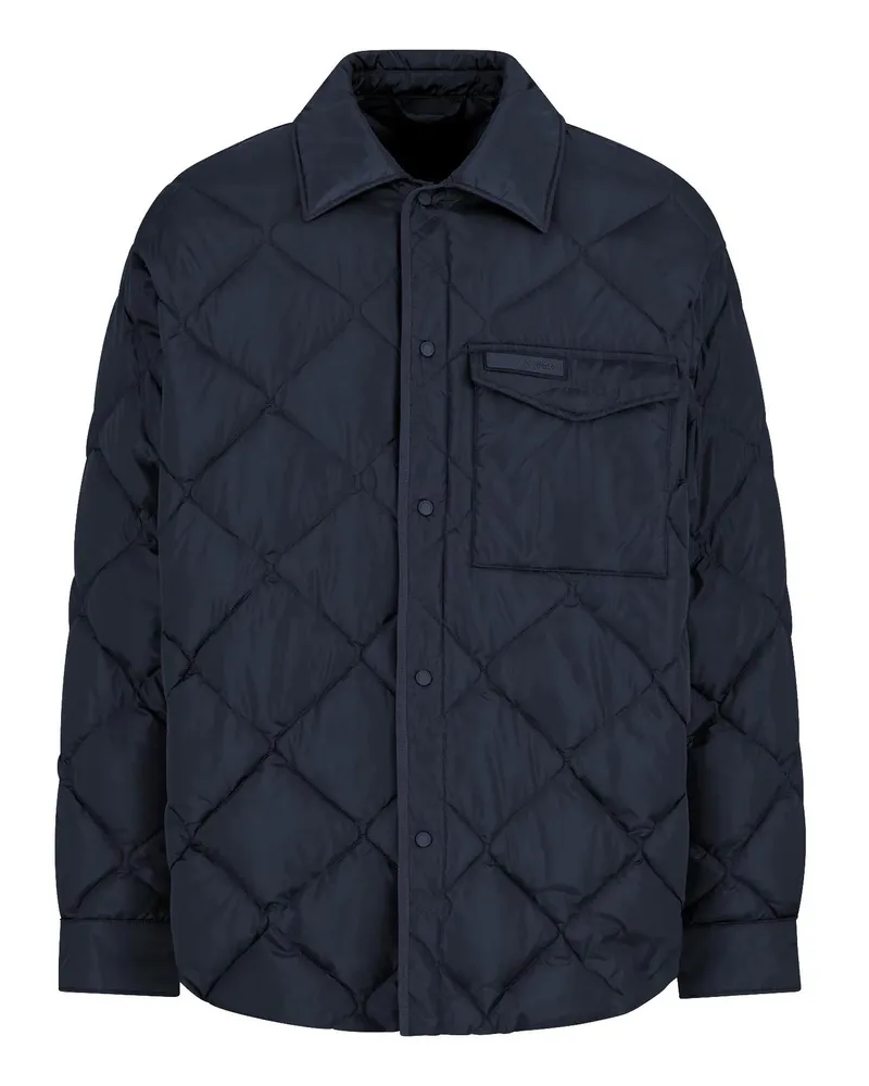Armani Exchange Coats Blau Blue