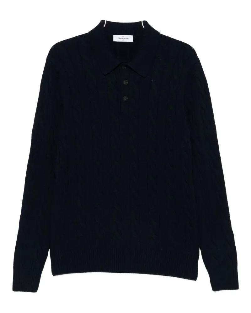 Gran Sasso Pullover schwarz Black