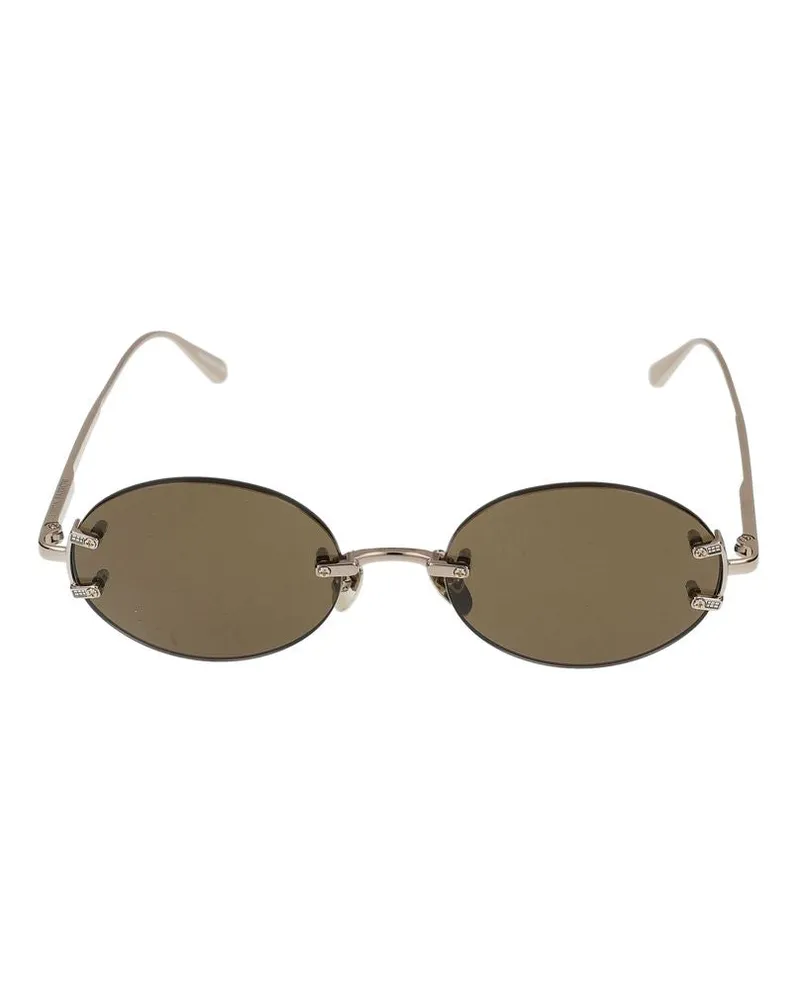 Linda Farrow Sonnenbrille  LFL1544 Stella C7 Weißgold/Silber/22/145 C7
