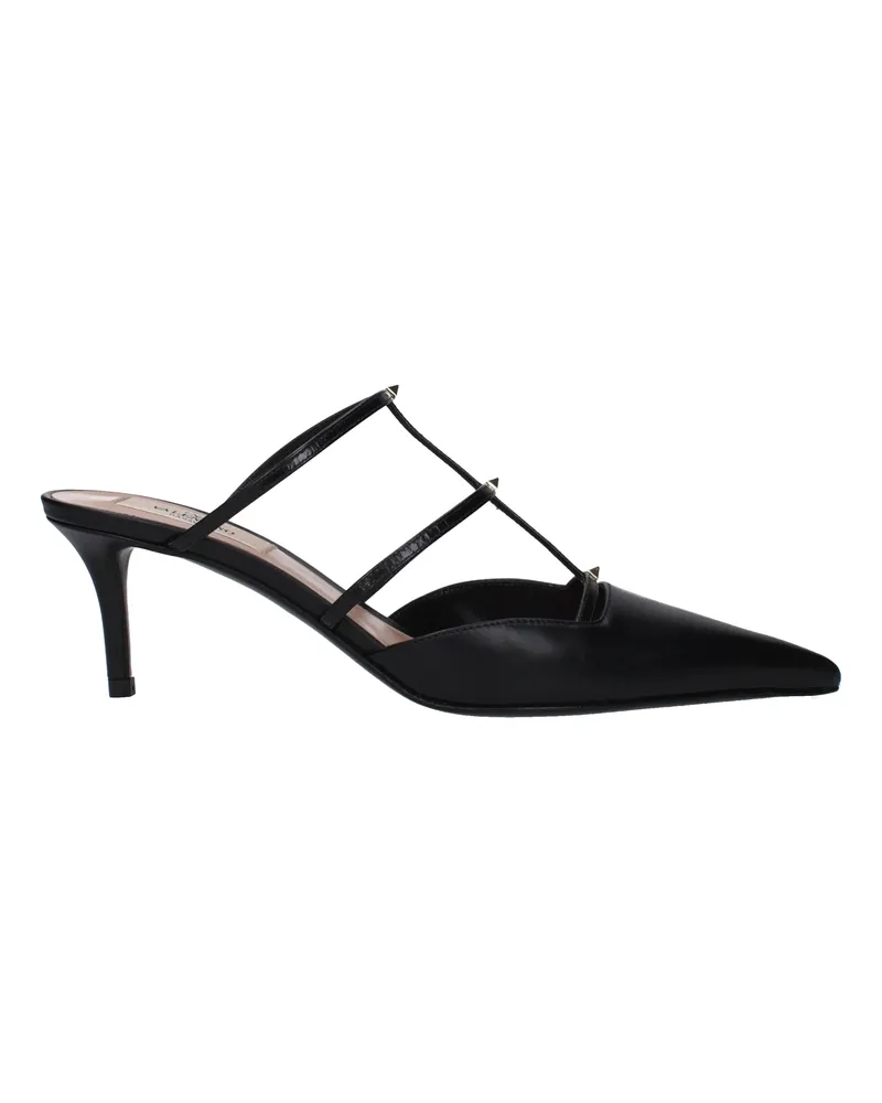 Valentino Garavani Damens Sandalen Leder Schwarz -