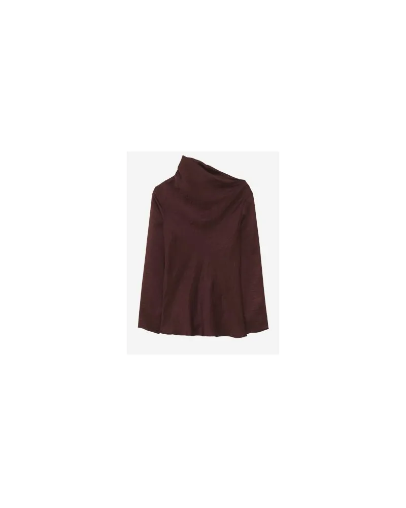 Lauren Manoogian Glanz-Rayon-Strick Bordeaux