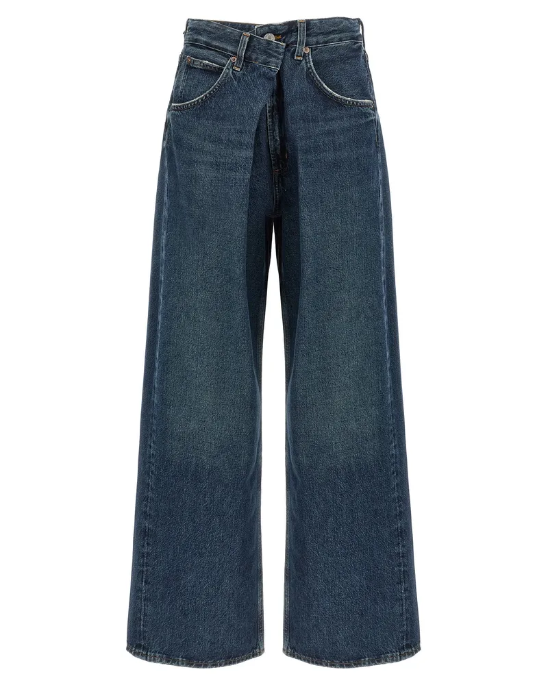 AGOLDE vana fold' Jeans Blue