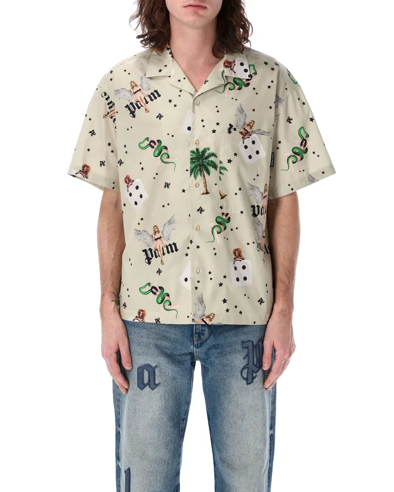 Palm Angels T -Shirts und Polos Multi Color Multicolour