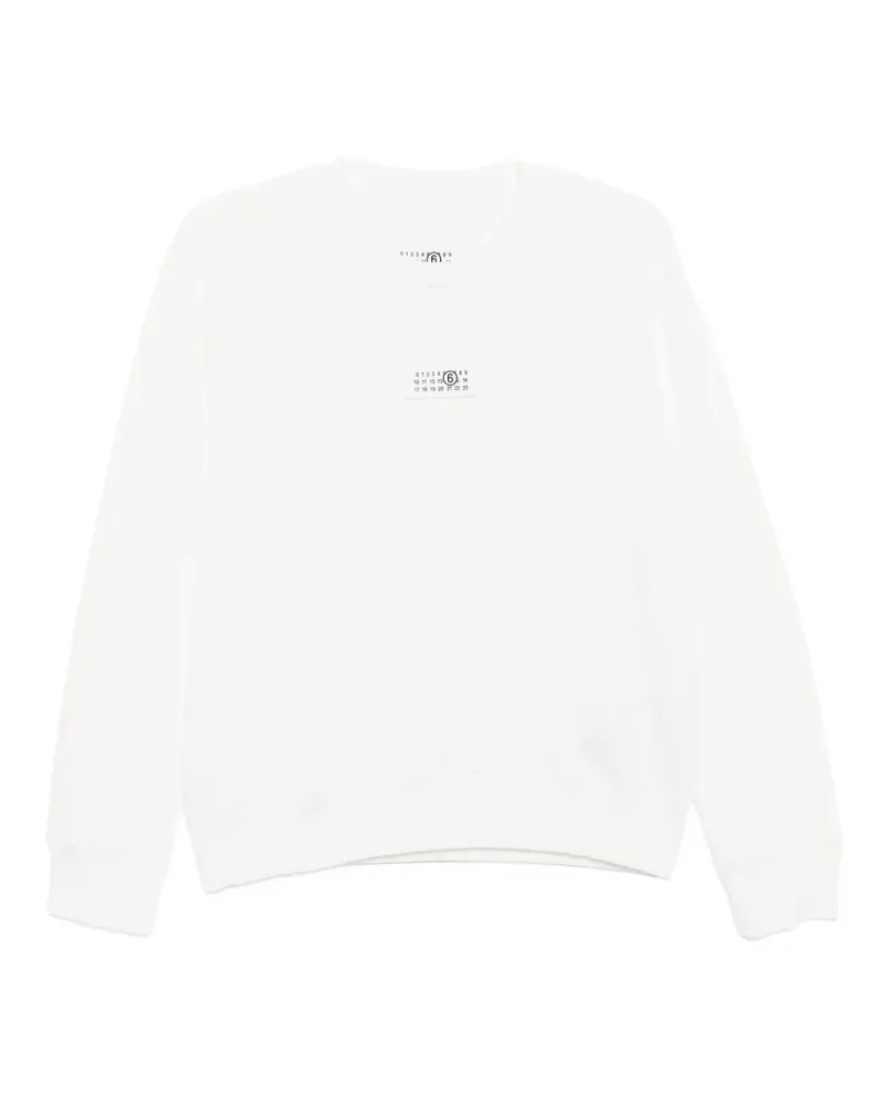 Maison Margiela Sweatshirt mit Logo -Applikationen 900