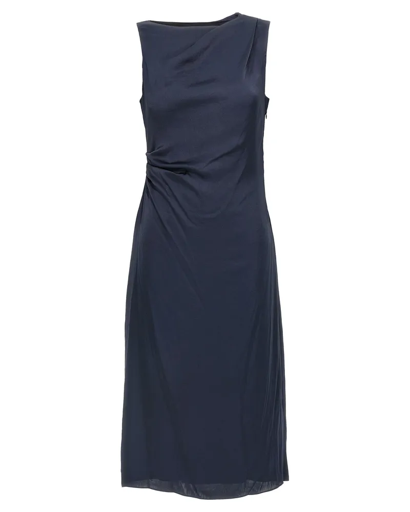 Theory Theorie Seideneffektkleid Blue