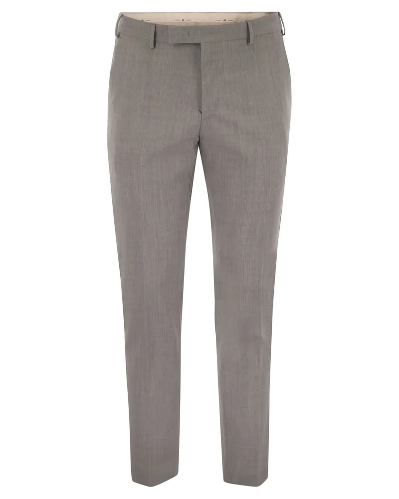 PT TORINO Dieci Stretch Virgin Wool Trousers Light