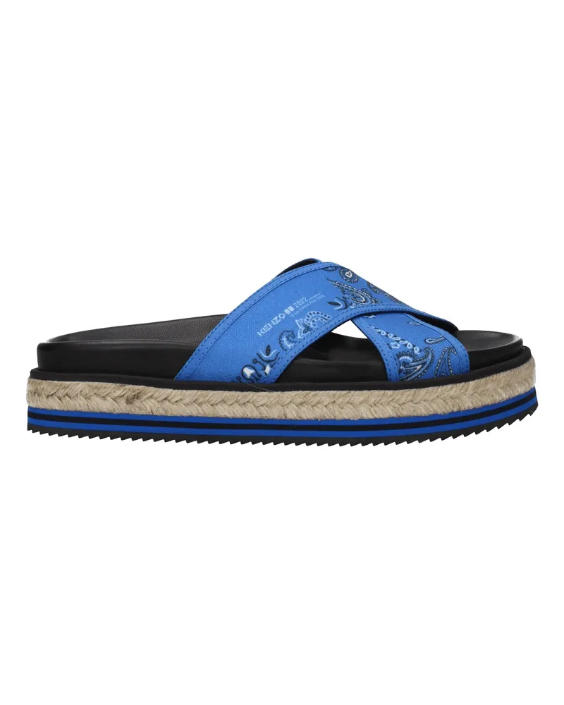 Kenzo Hausschuhe und Hufe Frauen Stoff blau -