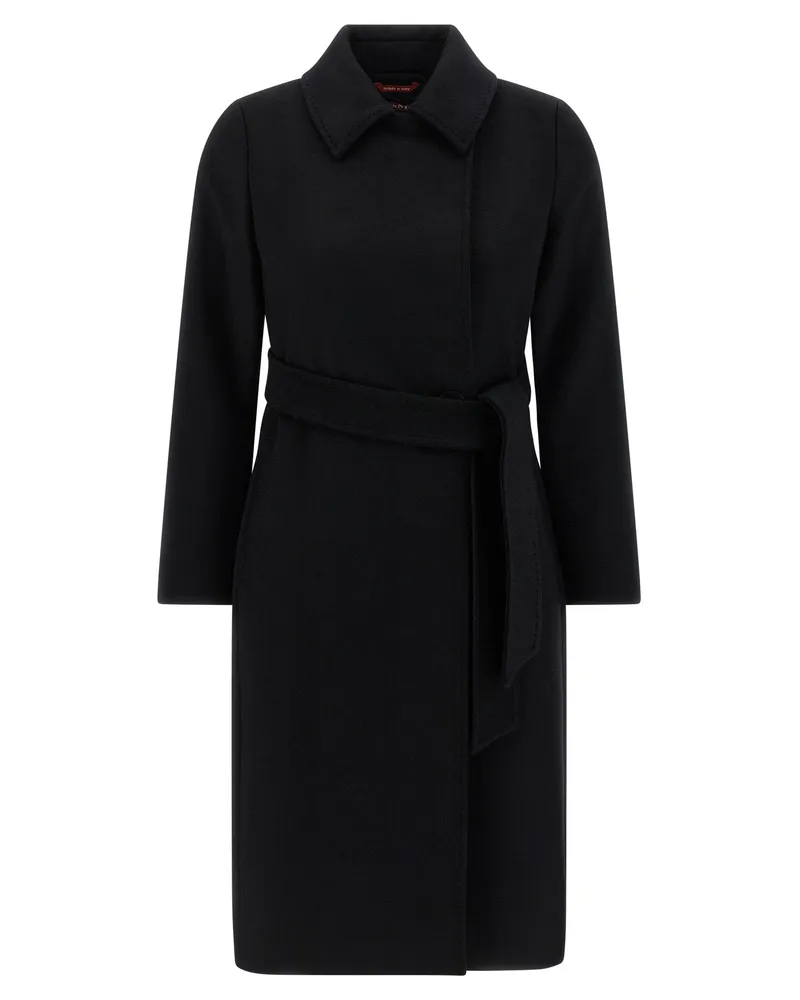 Max Mara B Collag' Mantel Black