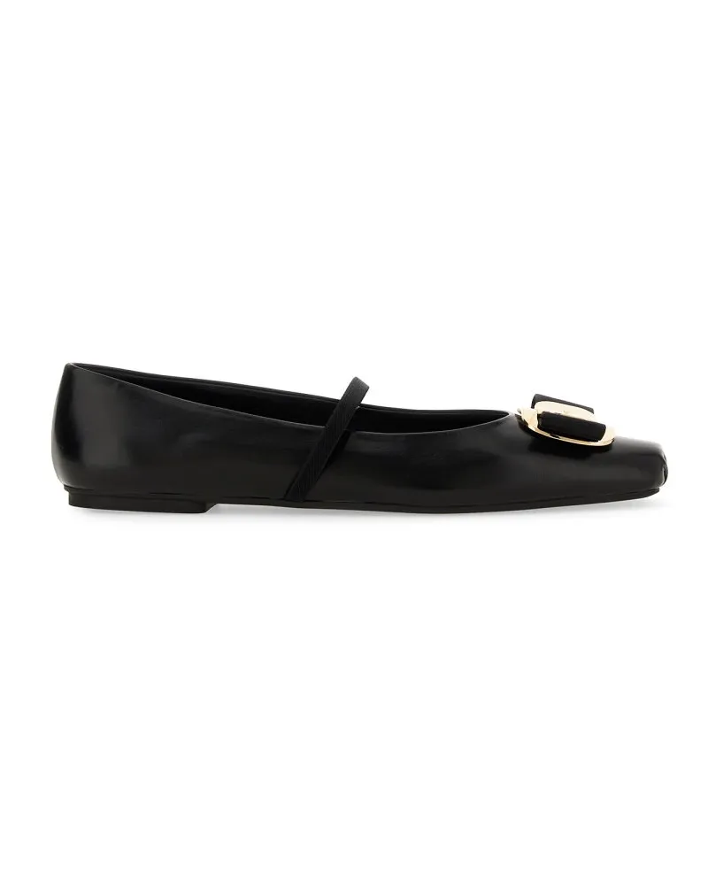 Ferragamo Ballerina "Zina Black