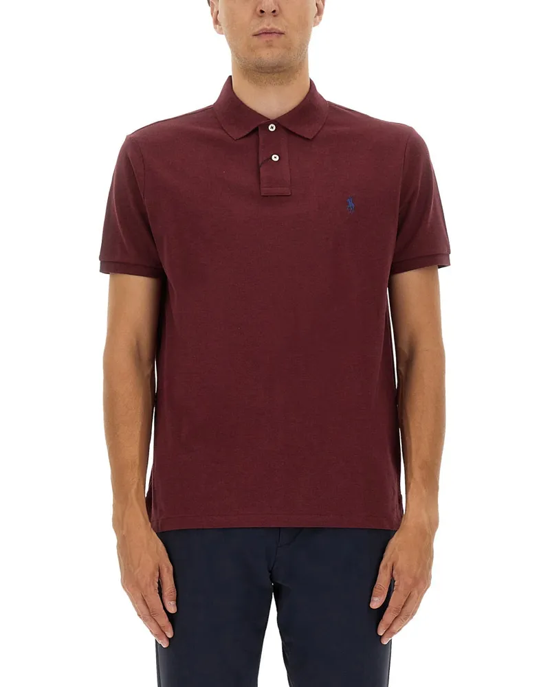 Ralph Lauren Cotton Polo Bordeaux