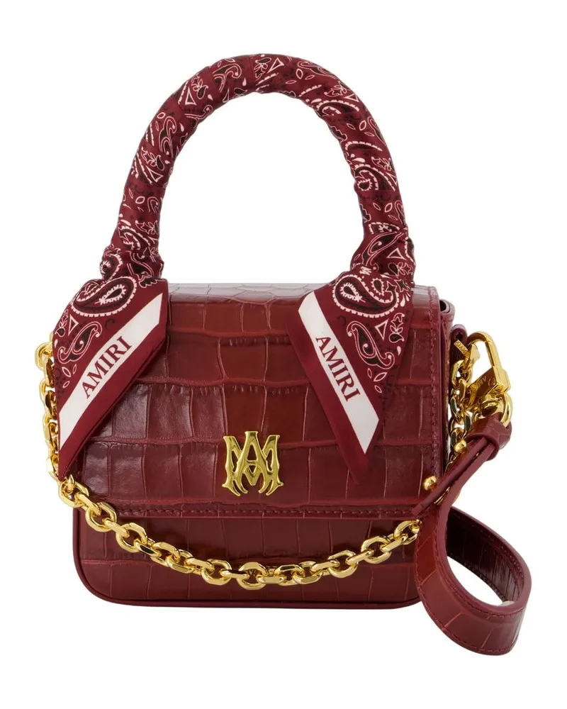 Amiri Ma -Purse  Leder Burgund Burgund