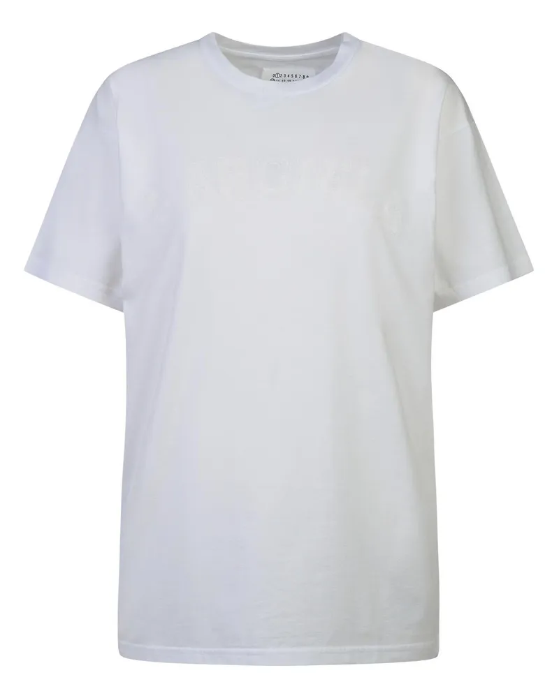 Maison Margiela weiße Baumwoll -T -Shirt White