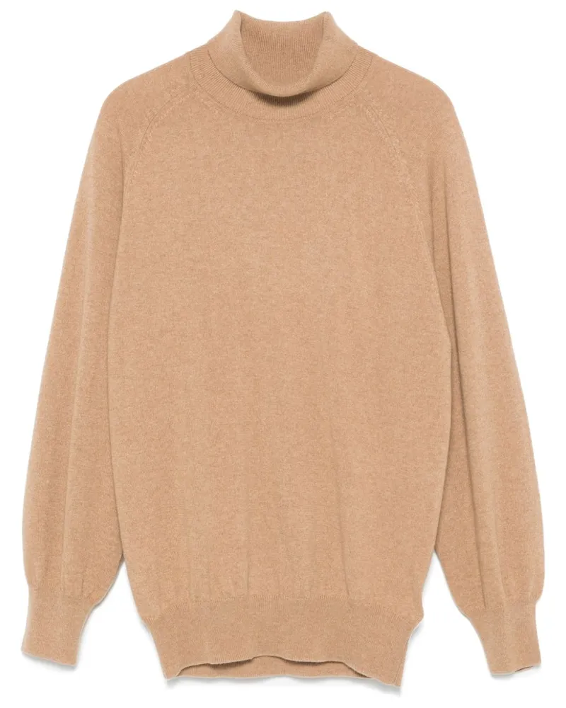 KHAITE Percy Cashmere Pullover Camel