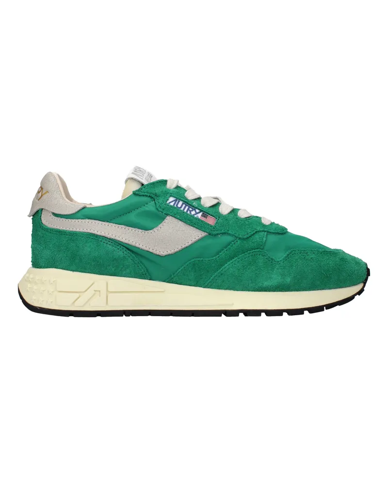 AUTRY Sneakers Reelwind Herrens Stoff Grün/Grau -