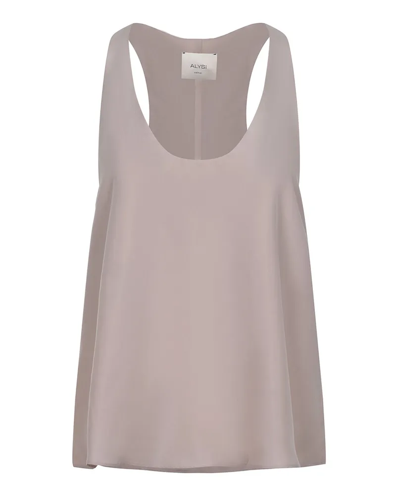 ALYSI Bluse aus Seide Beige