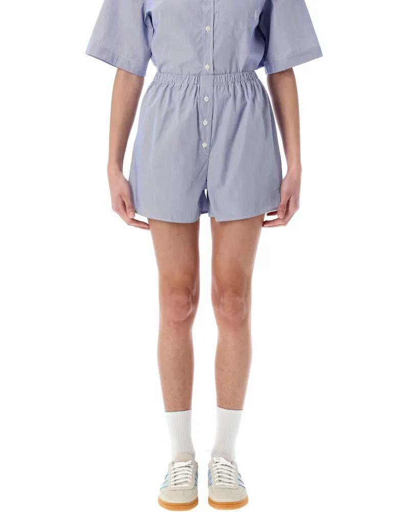 SPORTY & RICH Sportliche und reiche Shorts Blu