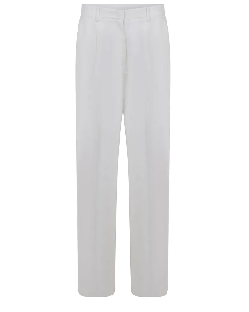 Pinko Wonderwall' Hosen aus einer Leinenmischung White