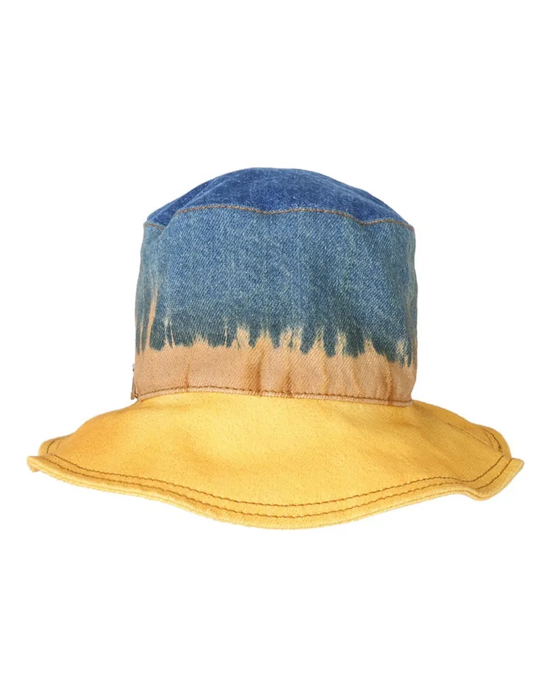 Alberta Ferretti Eimerhut mit Krawattenfärbendruck Multicolour