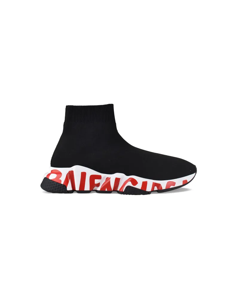 Balenciaga Sneakers Speed ​​LT Graffiti Black