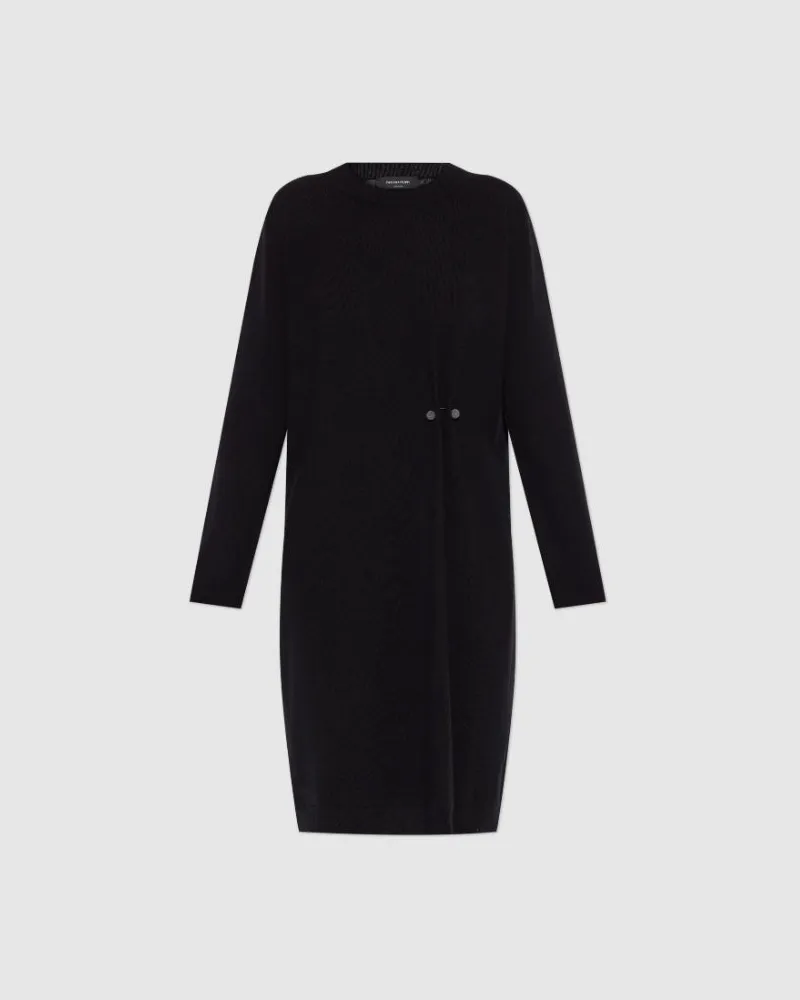 Fabiana Filippi Kleid mit durchdringenden Details Black