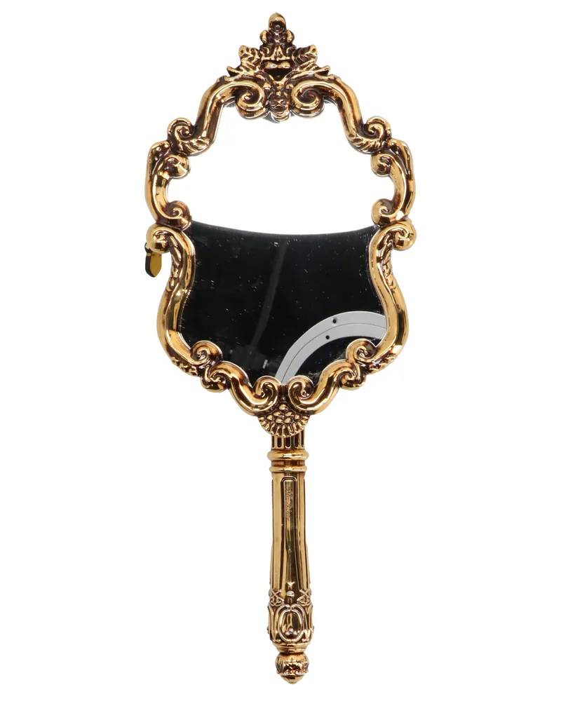 Moschino Mirror' Clutch Gold