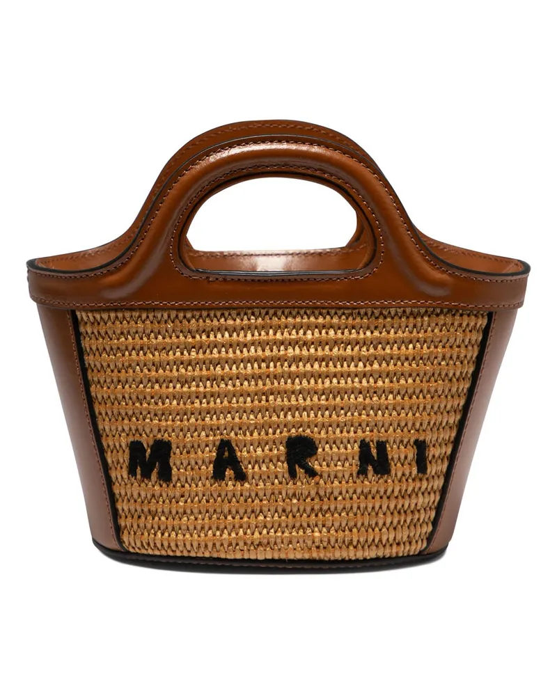 Marni Tropicalia“ Handtasche Brown