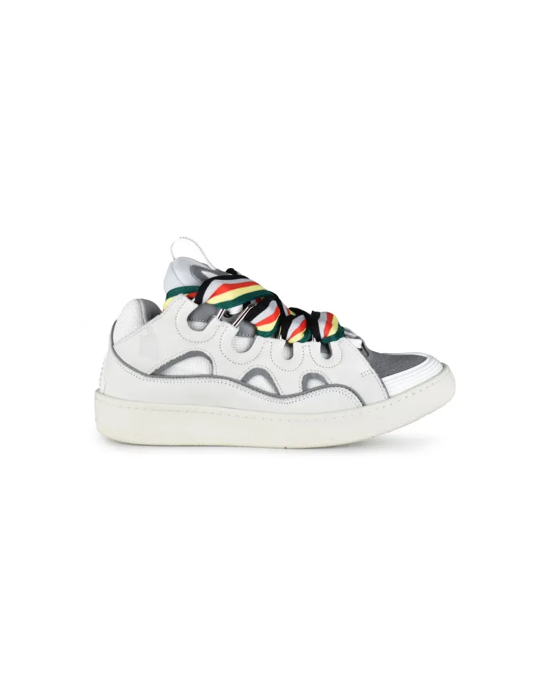 Lanvin Curb Sneakers White