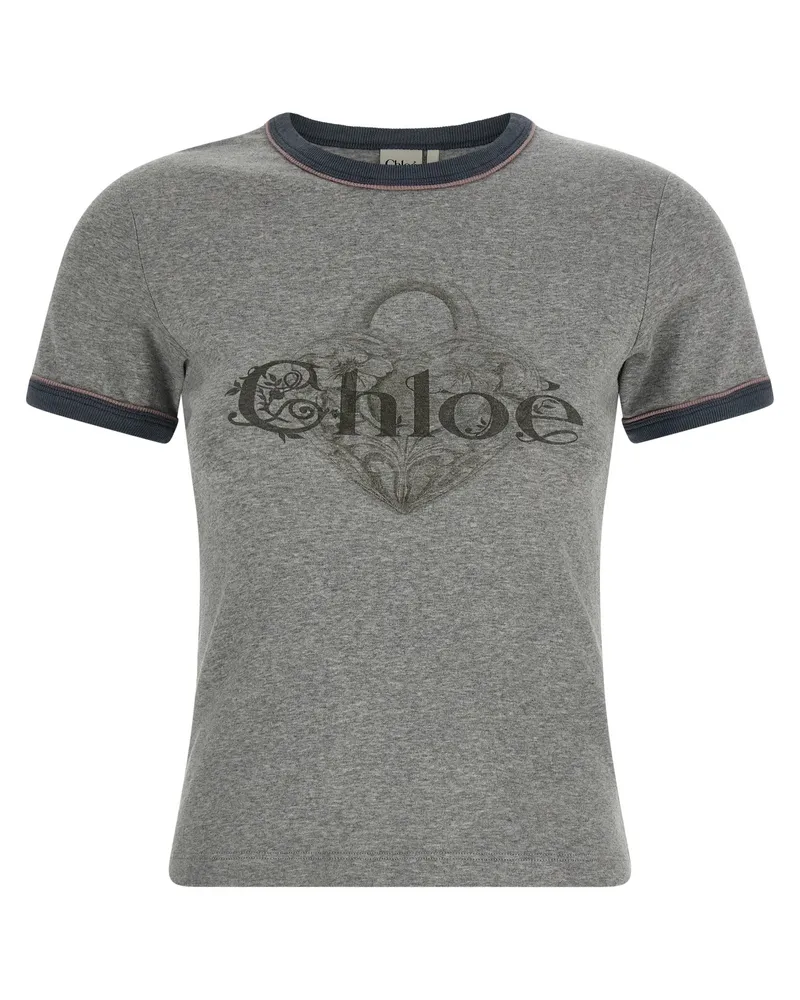 Chloé T -Shirt Gray