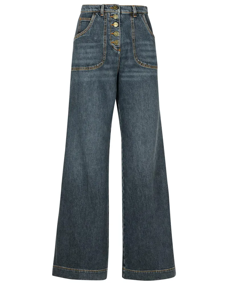 Etro graue Baumwolljeans Grey