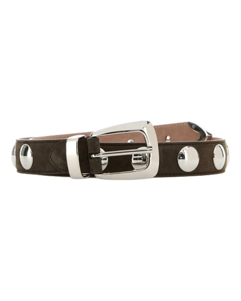 KHAITE Benny Belt mit Stollen Silber Schnalle (30 mm 893