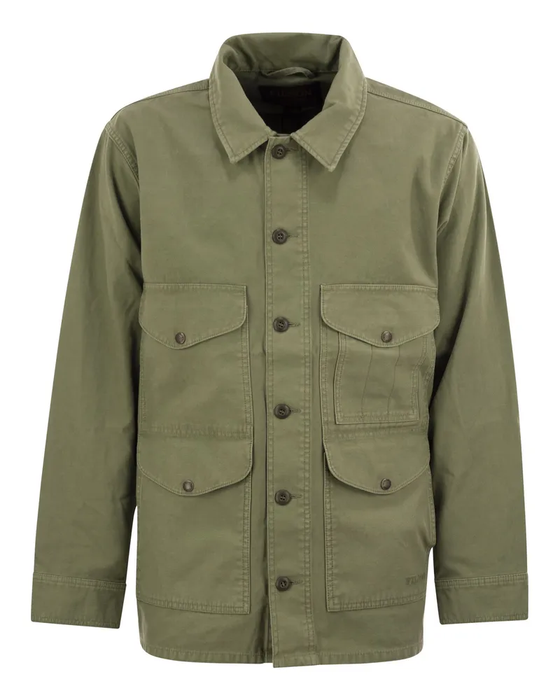 Filson Cruiser Wachste Baumwolljacke Military