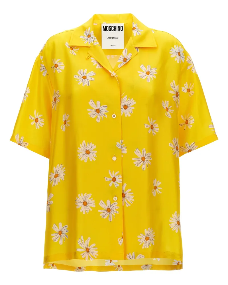 Moschino Margherite' Druckhemd Yellow