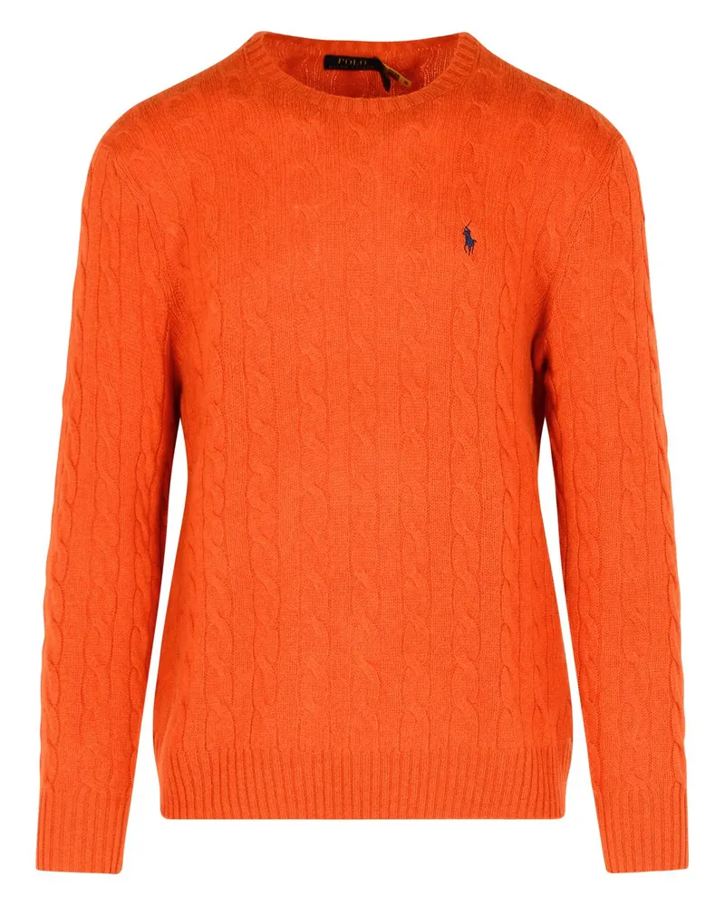 Ralph Lauren Orange Wolle und Kaschmirpullover Orange
