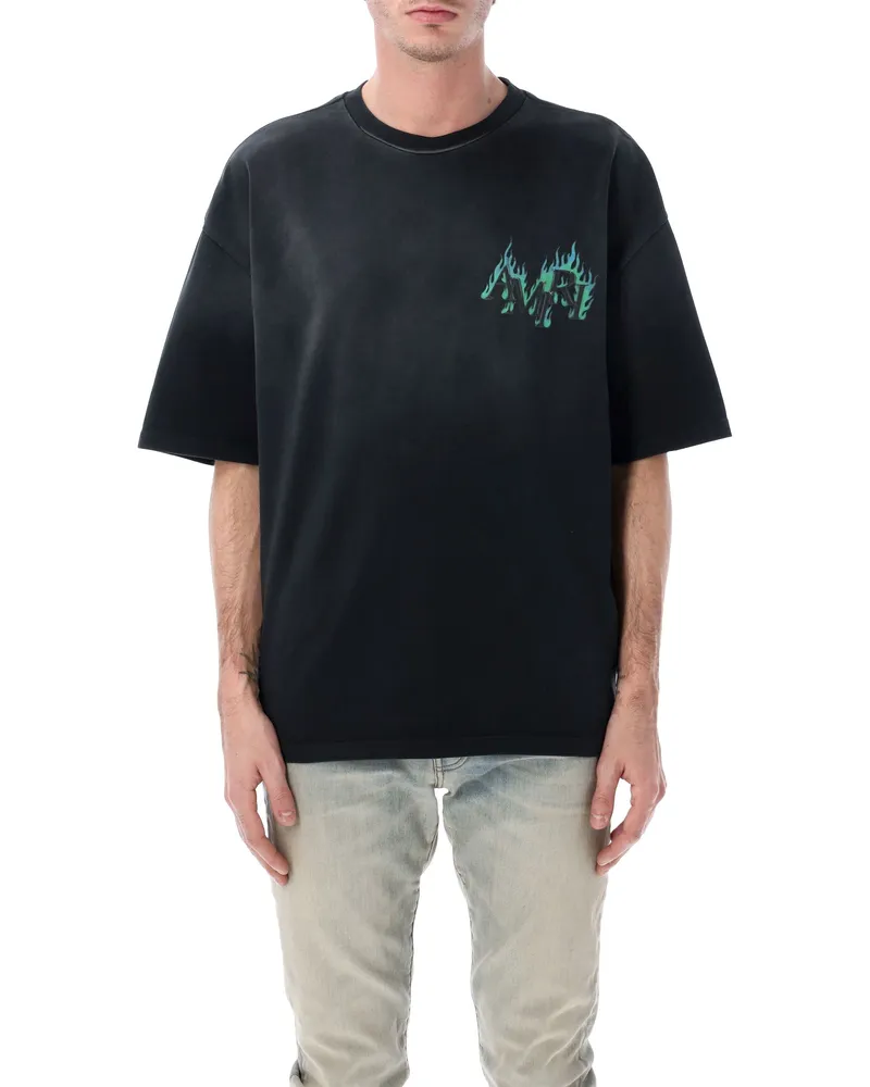 Amiri T-Shirts und Polos Schwarz Black