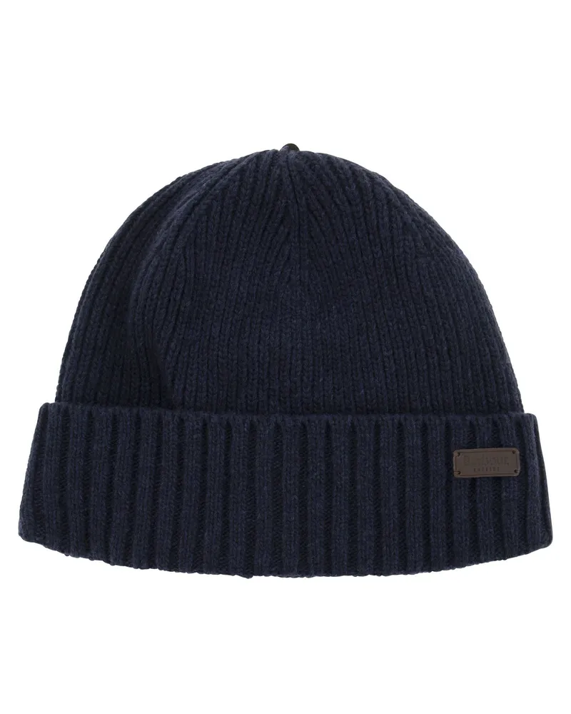 Barbour Carlton Wollkappe Blau